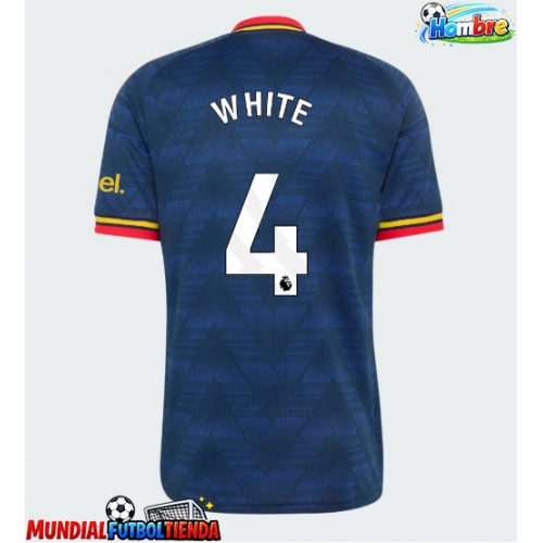 Camiseta Arsenal Ben White #4 Segunda Equipación Replica 2026-27 mangas cortas